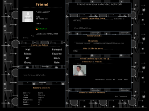 Black Layouts for myspace